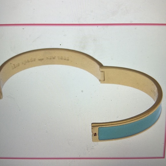Kate, spade bangle bracelet, blue with gold - Picture 2 of 4